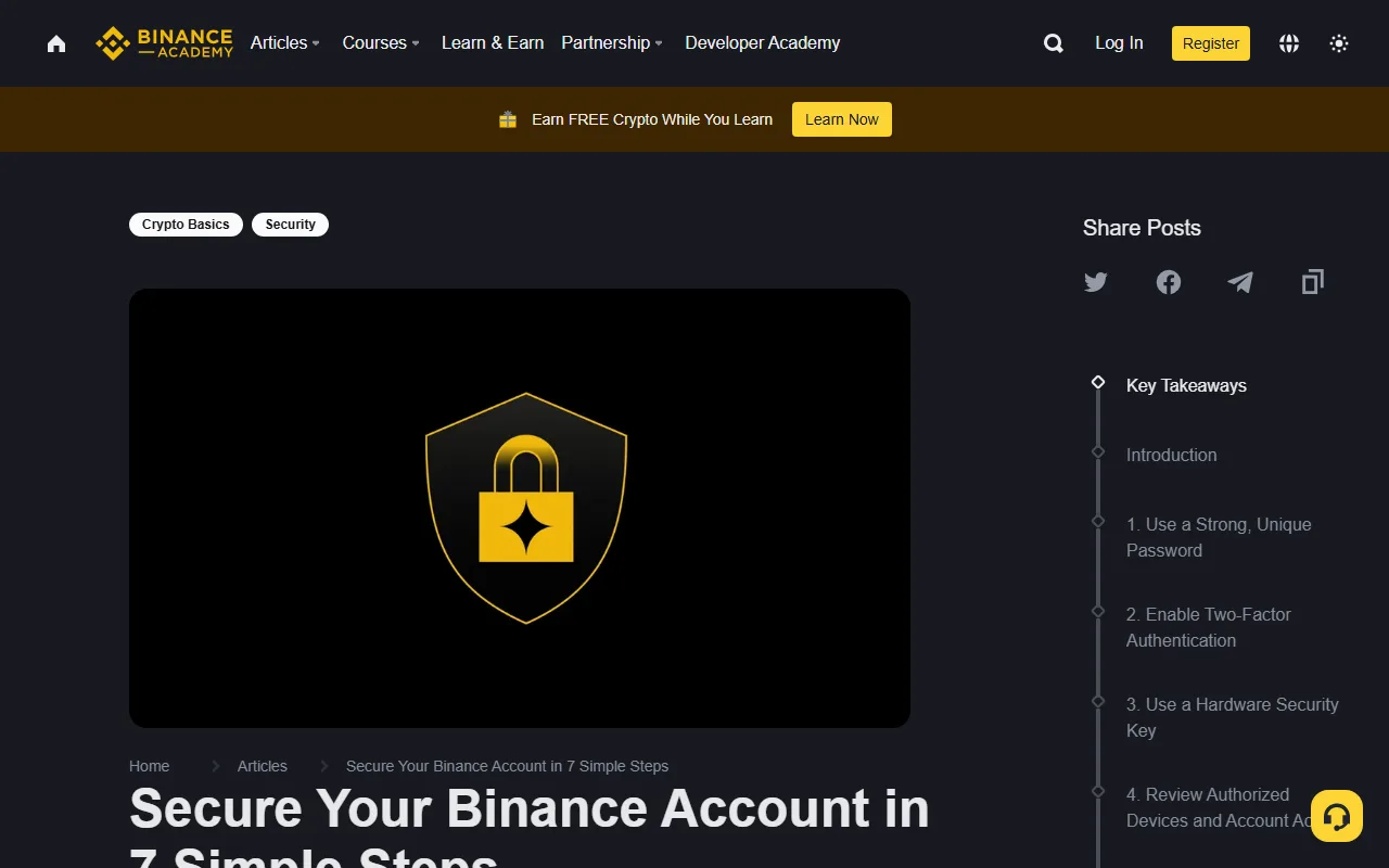 Binance 2FA සහ Account Security: Passkey, Phishing ආරක්ෂාව