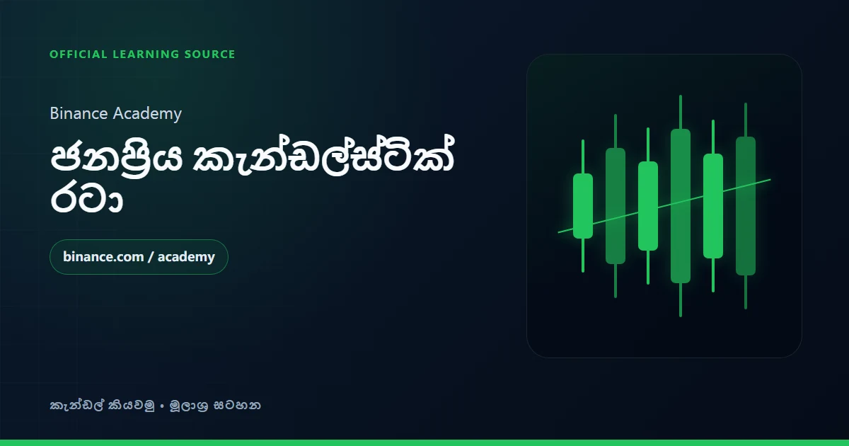 Binance Academy: ජනප්රිය කැන්ඩල්ස්ටික් රටා කියවීම