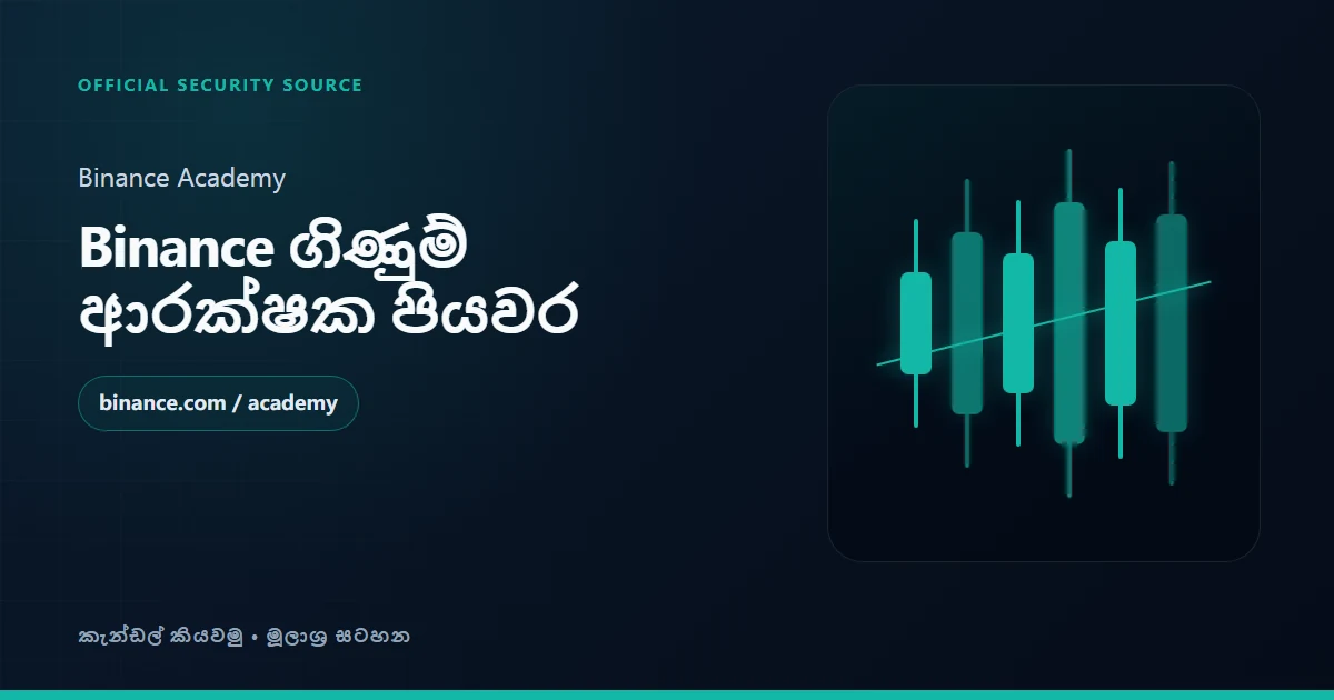 Binance Academy: Binance ගිණුම ආරක්ෂා කරන පියවර